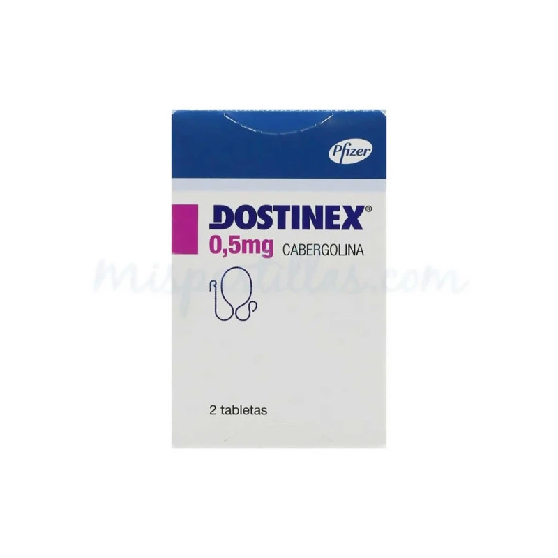 DOSTINEX 0.5 MG 2 TABLETAS CABERGOLINA