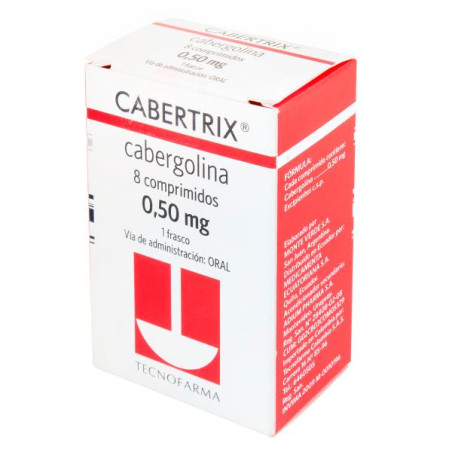 CABERTRIX 0.5 MG 8 TABLETAS(A) CABERGOLINA