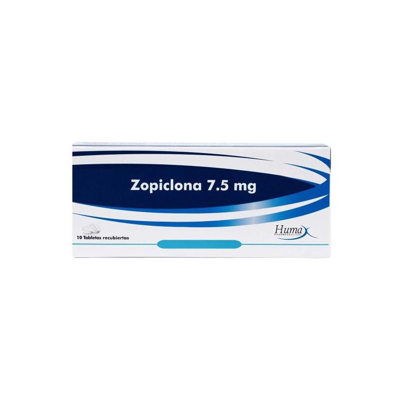 ZOPICLONA 7.5 MG 10 TABLETAS HP ZOPICLONE
