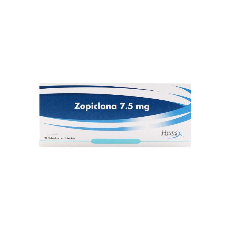 ZOPICLONA 7.5 MG 20 TABLETAS HP ZOPICLONE