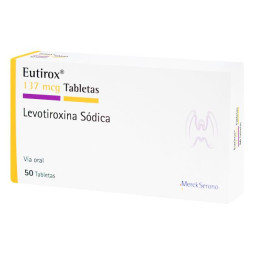EUTIROX 137 MCG 50 TABLETAS LEVOTIROXINA SODICA