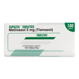 TAPAZOL 5 MG 100 TABLETAS METIMAZOL