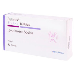EUTIROX 112 MCG 50 TABLETAS LEVOTIROXINA SODICA