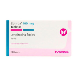 EUTIROX 100 MCG 50 TABLETAS LEVOTIROXINA SODICA