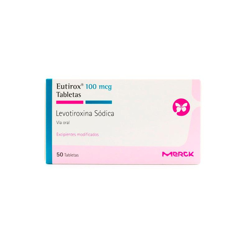 EUTIROX 100 MCG 50 TABLETAS LEVOTIROXINA SODICA