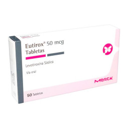 EUTIROX 50 MCG 50 TABLETAS LEVOTIROXINA SODICA