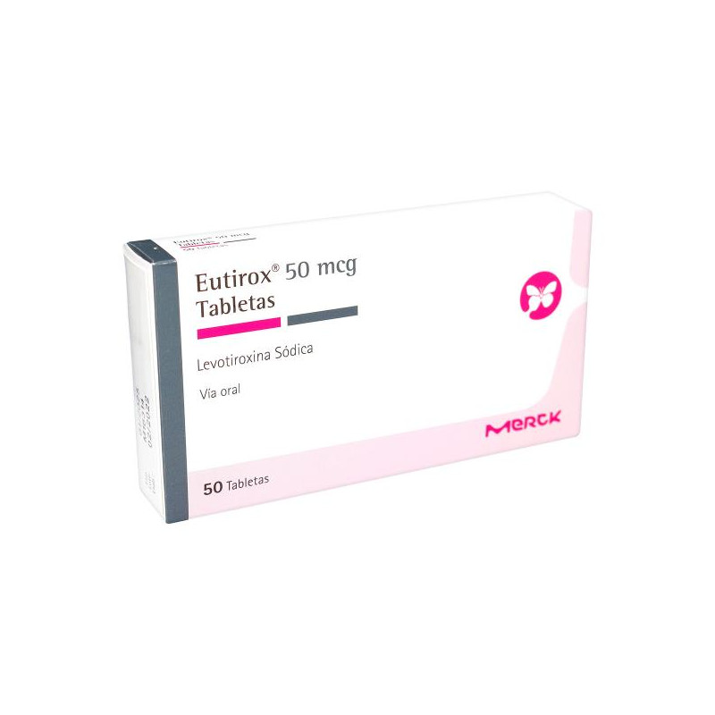 EUTIROX 50 MCG 50 TABLETAS LEVOTIROXINA SODICA