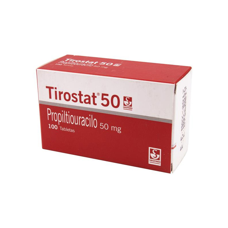 TIROSTAT 50 MG 100 TABLETAS(PB) PROPILTIOURACILO TIROSTAT 50 MG 100 TABLETAS(PB) PROPILTIOURACILO