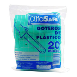 GOTERO PLASTICO ALFA BOLSA 20 UDS GOTEROS