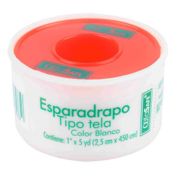 ESP.TELA ALFA BLANCO 1X5 YARDAS ESPARADRAPOS