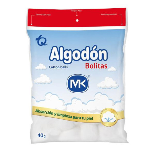 ALGODON POMOS 40 GR MK ALGODON ALGODON POMOS 40 GR MK ALGODON