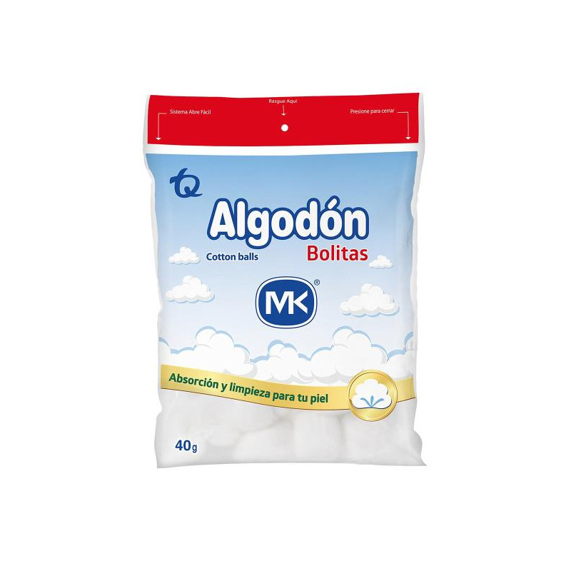 ALGODON POMOS 40 GR MK ALGODON ALGODON POMOS 40 GR MK ALGODON