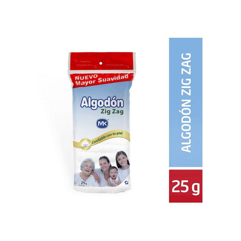 ALGODON ZIG ZAG MK 25 GR ALGODON ALGODON ZIG ZAG MK 25 GR ALGODON