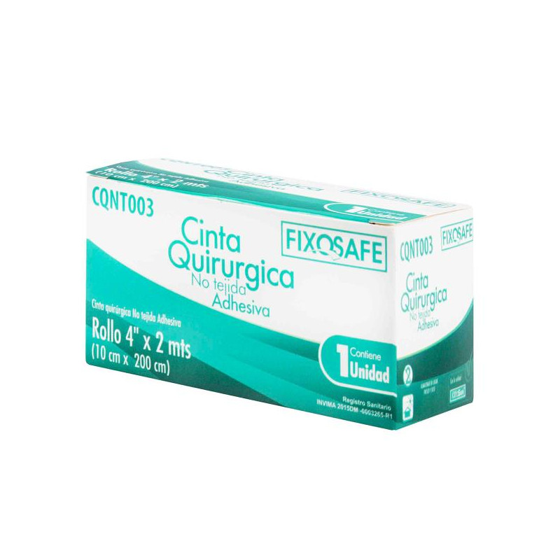 FIXOSAFE CINTA QUIRURGICA ALFA 10CM 2MTS ESPARADRAPOS