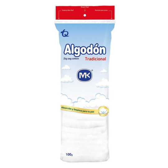 ALGODON ZIG ZAG MK 100 GR ALGODON