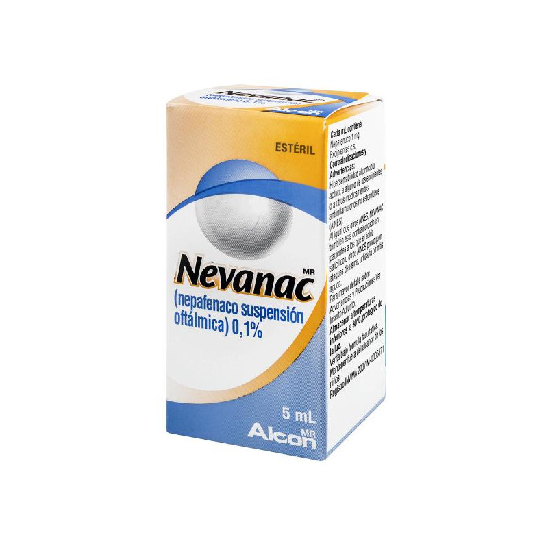 NEVANAC 0.1% S.OPTALMICA 5 ML (DA) NEPAFENACO NEVANAC 0.1% S.OPTALMICA 5 ML (DA) NEPAFENACO