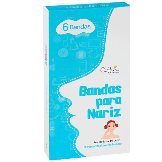 BANDAS PARA NARIZ CETTUA 6 UNIDADES BANDAS