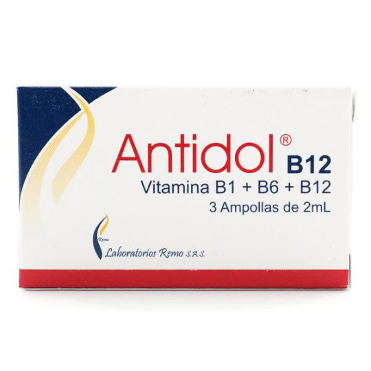 ANTIDOL B 12 X3 AMPOLLAS 2 ML 