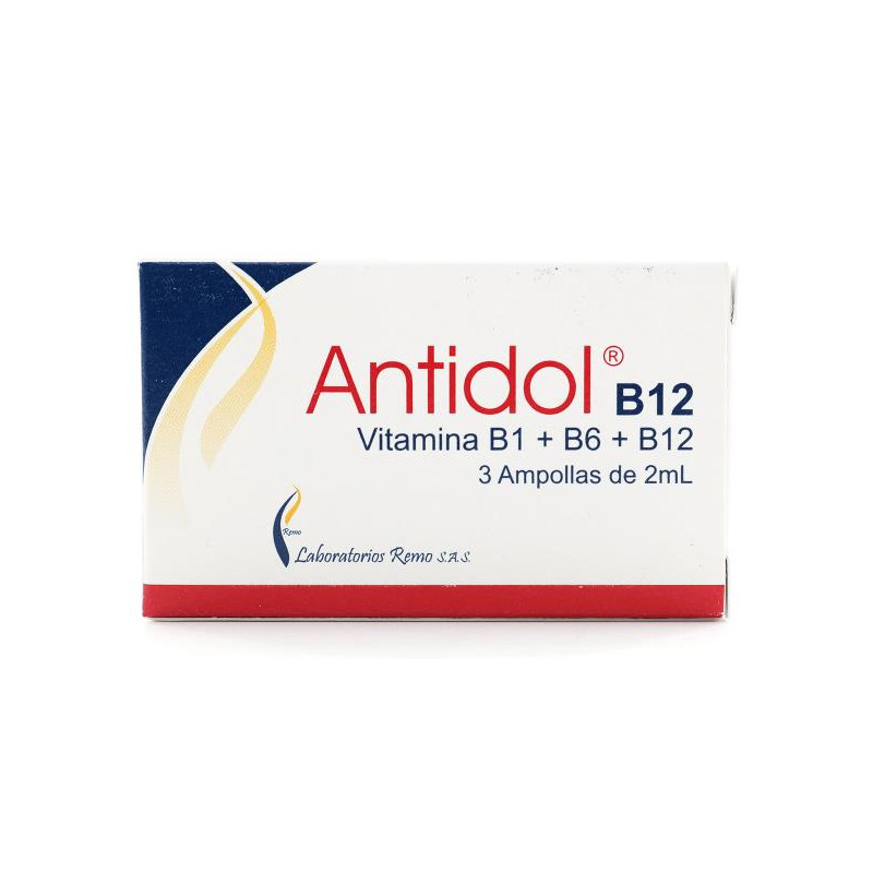 ANTIDOL B 12 X3 AMPOLLAS 2 ML 