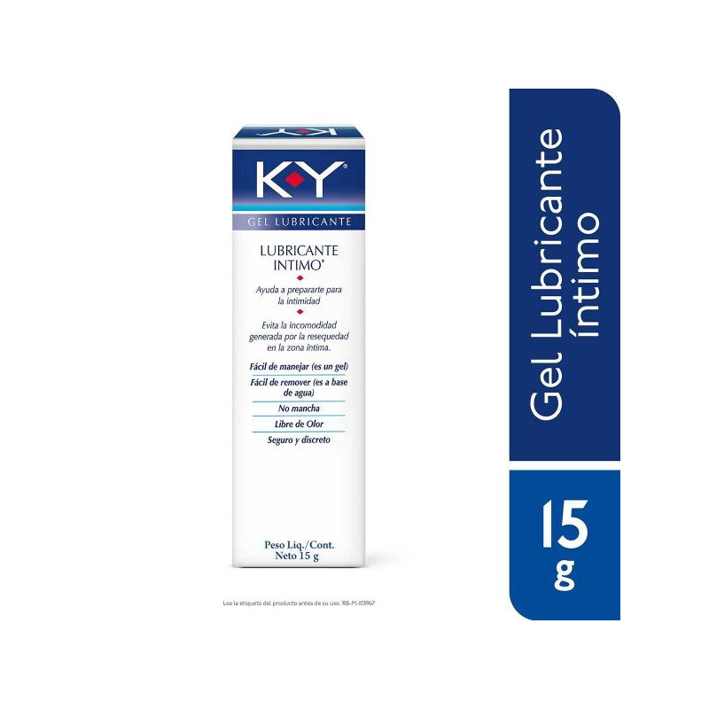 LUBRICANTE INTIMO K-Y GEL 15 GR 