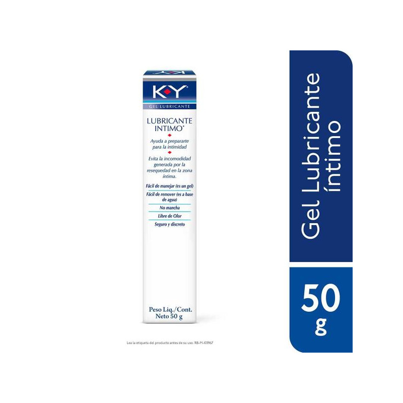 LUBRICANTE INTIMO K-Y GEL 50 GR LUBRICANTE INTIMO