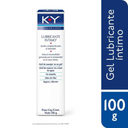LUBRICANTE INTIMO K-Y GEL 100 GR LUBRICANTE INTIMO
