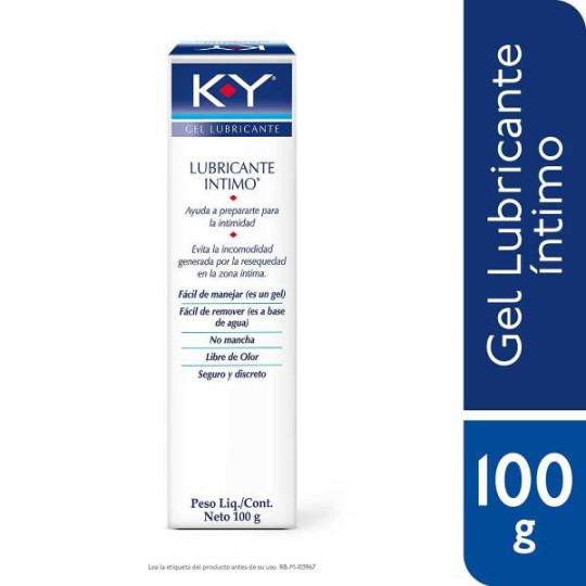 LUBRICANTE INTIMO K-Y GEL 100 GR LUBRICANTE INTIMO