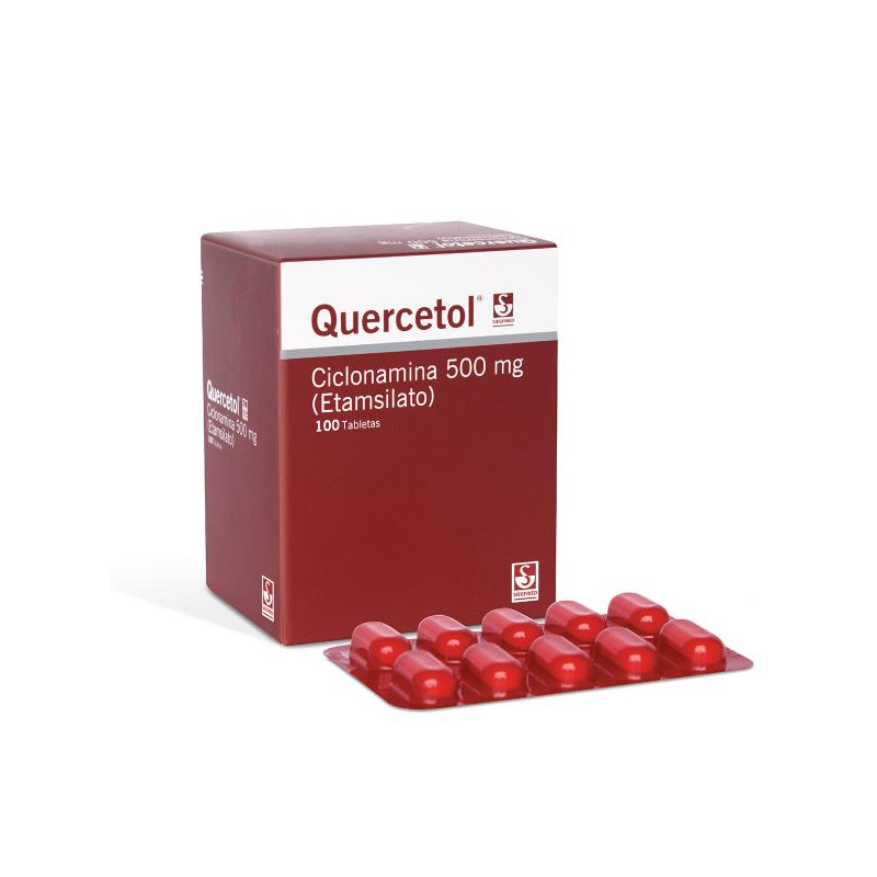 QUERCETOL 500 MG 100 TABLETAS (A) ETAMSILATO