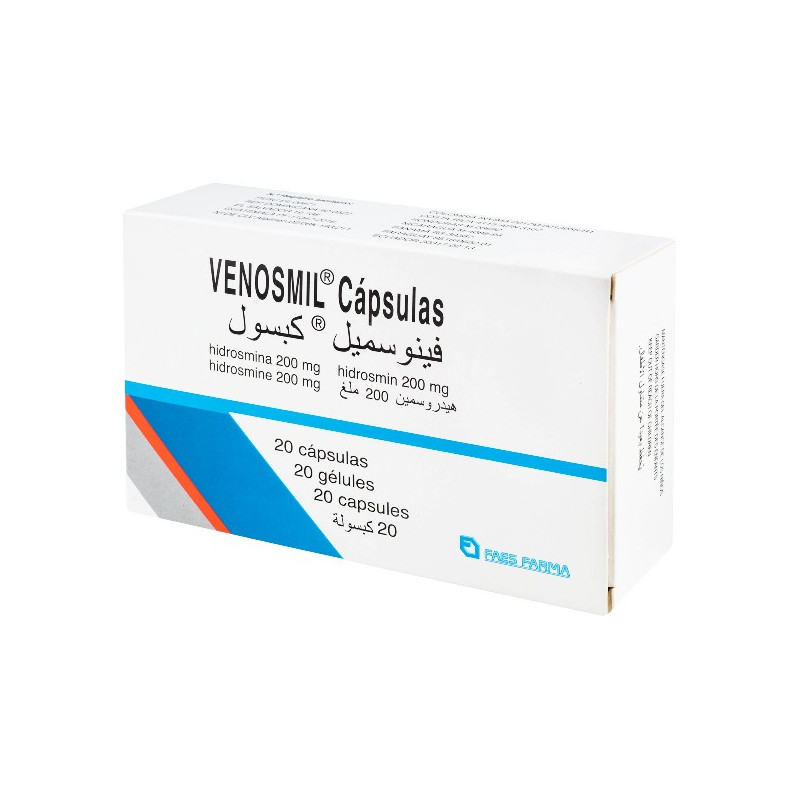 VENOSMIL 200 MG 20 CAPSULAS HIDROSMINA