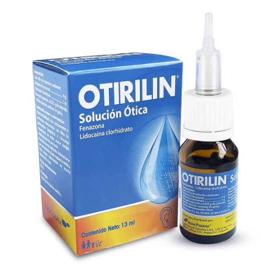 OTIRILIN GOTAS OTICAS 15 ML LIDOCAINA
