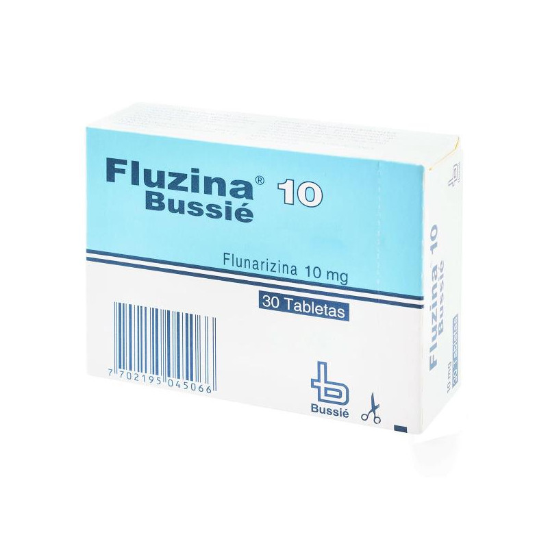 FLUZINA 10 MG 30 TABLETAS (DA) FLUNARIZINA