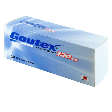 GOUTEX 120 MG 30 CAPSULAS BLANDAS (A) FEBUXOSTAT