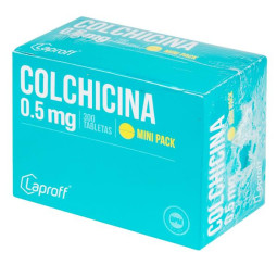 COLCHICINA 0.5 MG 300 TABLETAS LP COLCHICINA 