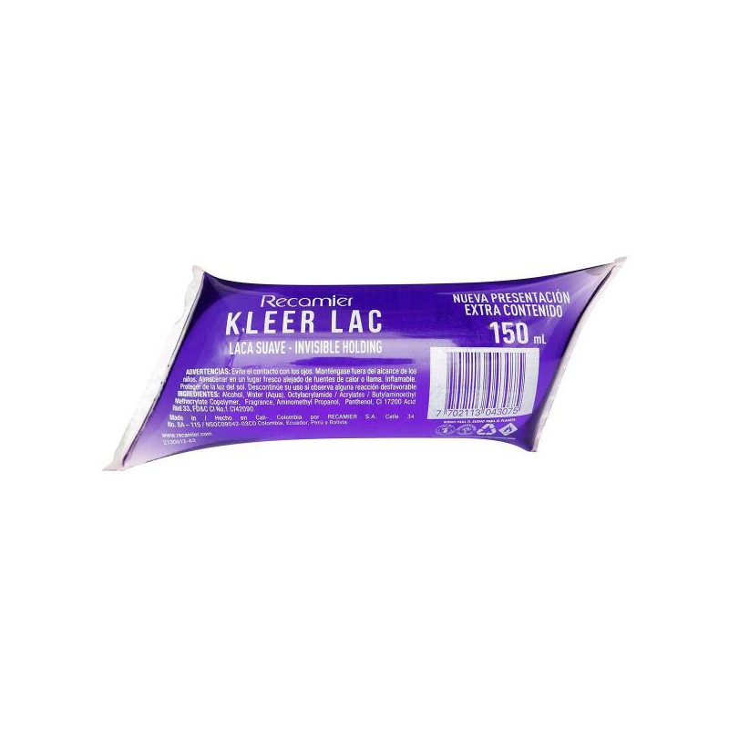 LACA KLEER SUAVE SACHET 150 ML LACA KLEER SUAVE SACHET 150 ML