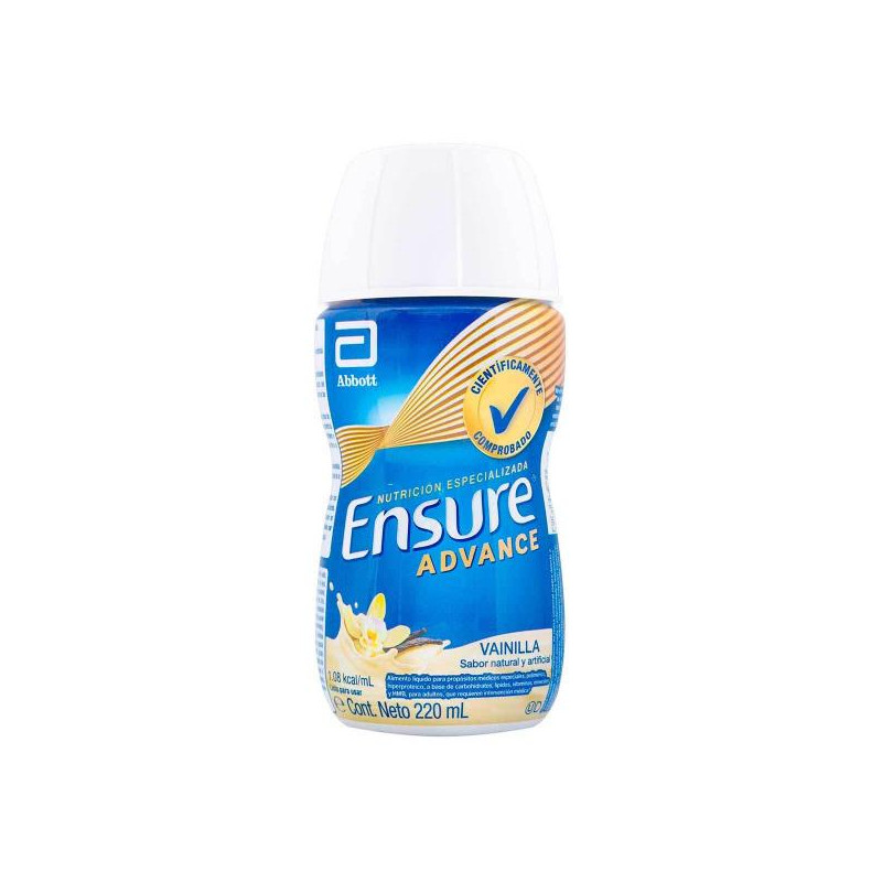 ENSURE ADVANCE RPB VAINILLA 220 ML PROTEINAS Y CARBOHIDRATOS