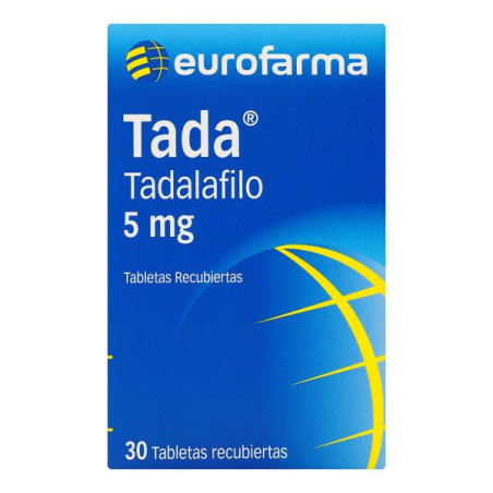 TADA 5 MG 30 TAB TADALAFILO