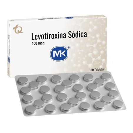 LEVOTIROXINA 100 MCG 30 TABS MK LEVOTIROXINA SODICA