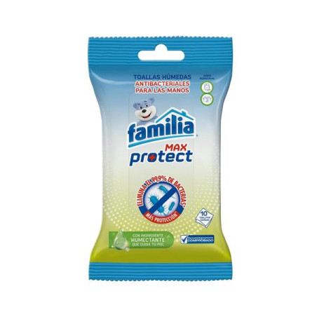 PANOS HUM.FAMILIA ANTIBACTERIAL 10 UDS PANITOS