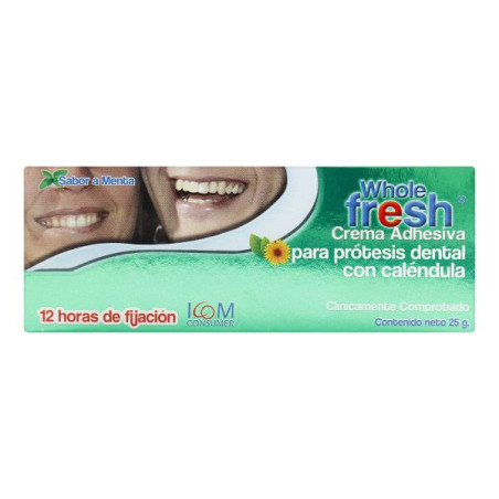 CR.ADHESIVA WHOLE FRESH MENTA 25 GR (PUMCV)