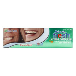 CREMA ADHESIVA WHOLE FRESH MENTA X 40 GMS (PUMCV) ADHESIVO DEN