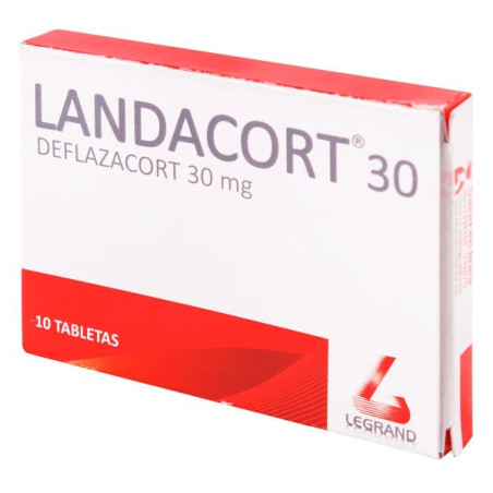 LANDACORT DEFLAZACOR.30 MG 10 TBS (A) DEFLAZACORT