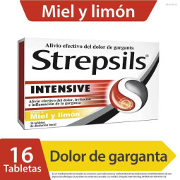 STREPSILS INTENSIVE 8.75MG 16 TBS BENOXINATO CLORHID-CETILPIRI-CLORU