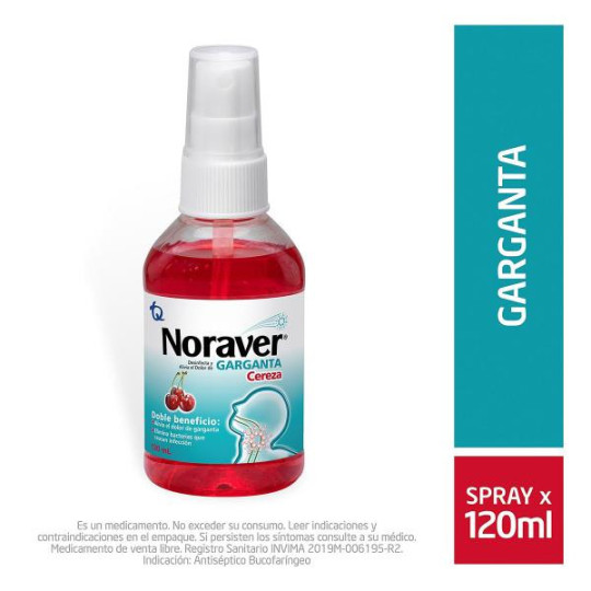NORAVER CEREZA SPRAY 120 MLL FENOL NORAVER CEREZA SPRAY 120 MLL FENOL