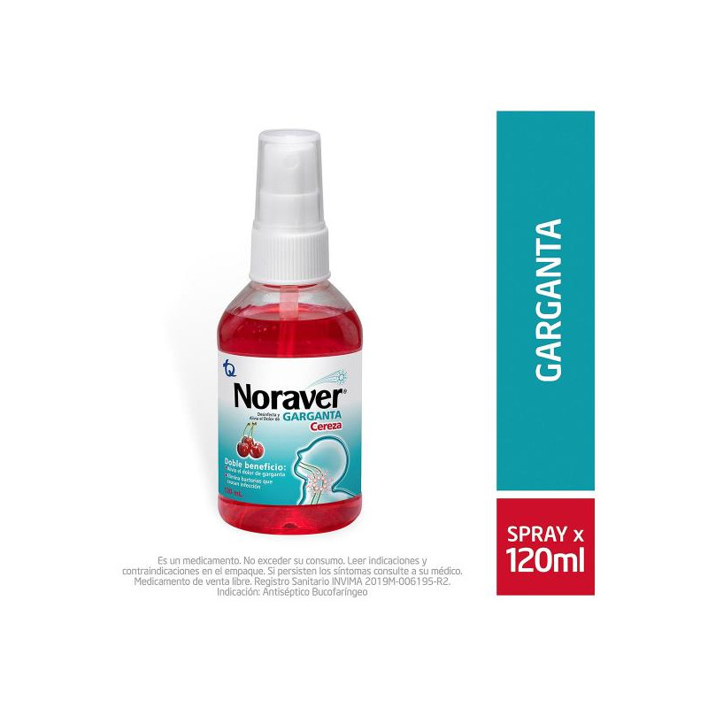 NORAVER CEREZA SPRAY 120 MLL FENOL NORAVER CEREZA SPRAY 120 MLL FENOL