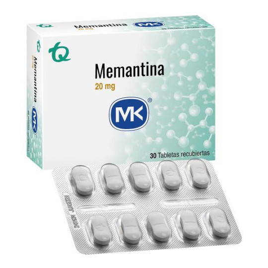 MEMANTINA 20 MG 30 TABLETAS MK (A) MEMANTINA MEMANTINA 20 MG 30 TABLETAS MK (A) MEMANTINA