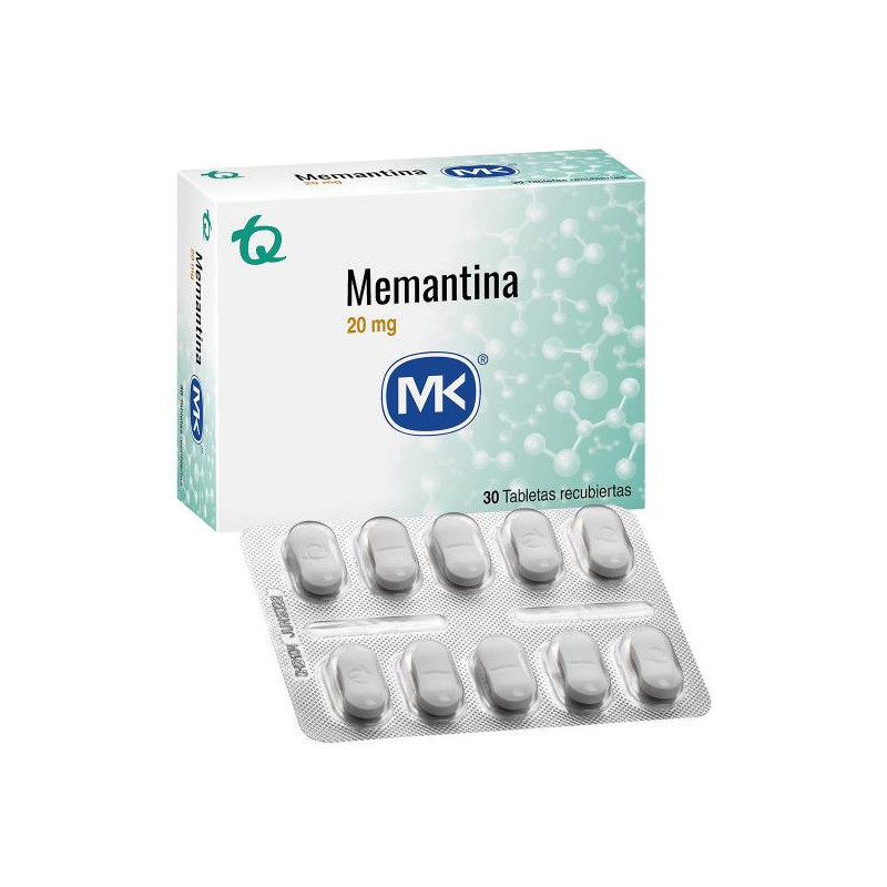 MEMANTINA 20 MG 30 TABLETAS MK (A) MEMANTINA MEMANTINA 20 MG 30 TABLETAS MK (A) MEMANTINA