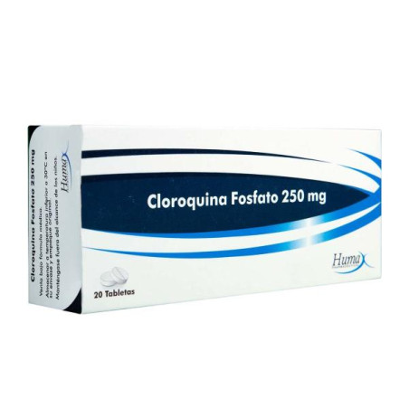 CLOROQUINA 250 MG 20 TABLETAS HP CLOROQUINA