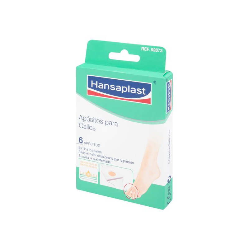 APOSITO CALLICIDA HANSAPLAST 6 UDS QUITA CALLOS