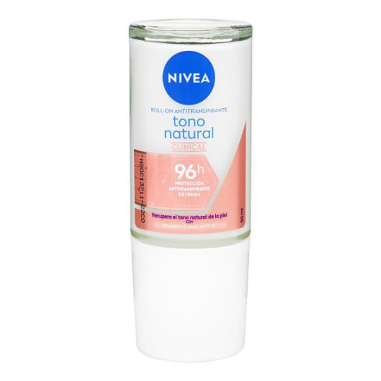 DTE.NIVEA ROLLON CLIN.TONO NATURAL 50 ML 