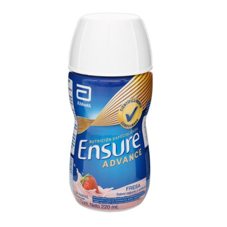ENSURE ADVANCE LIQ RPB FRESA 220 ML PROTEINAS Y CARBOHIDRATO
